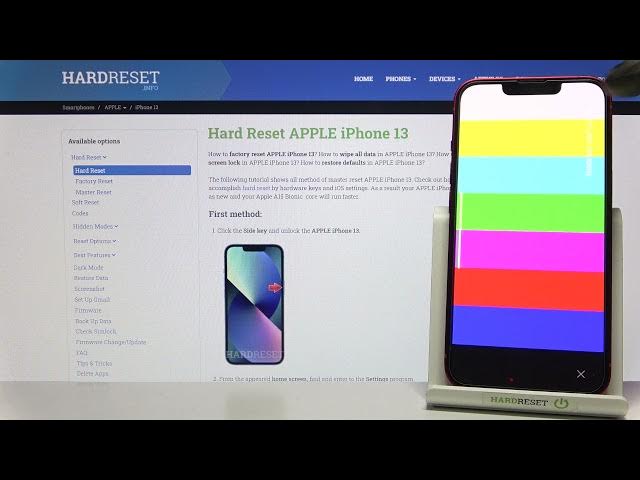 Video thumbnail for iPhone 13 Color Bar Test | Antutu Color Test