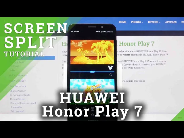 Video thumbnail for Double Display on HUAWEI Honor Play 7 - How to Use Split Screen Feature