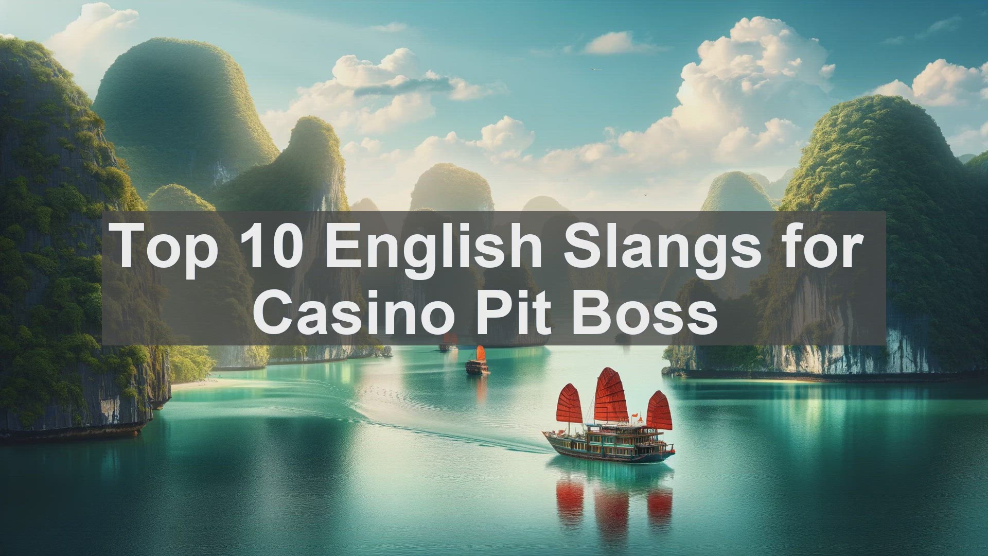 'Video thumbnail for Top 10 English Slangs for Casino Pit Boss'