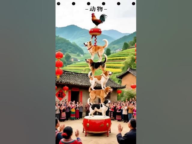 Video thumbnail for Its Really Amazing | How Can its Possible that Dogs and Rooster can do such trick #funny