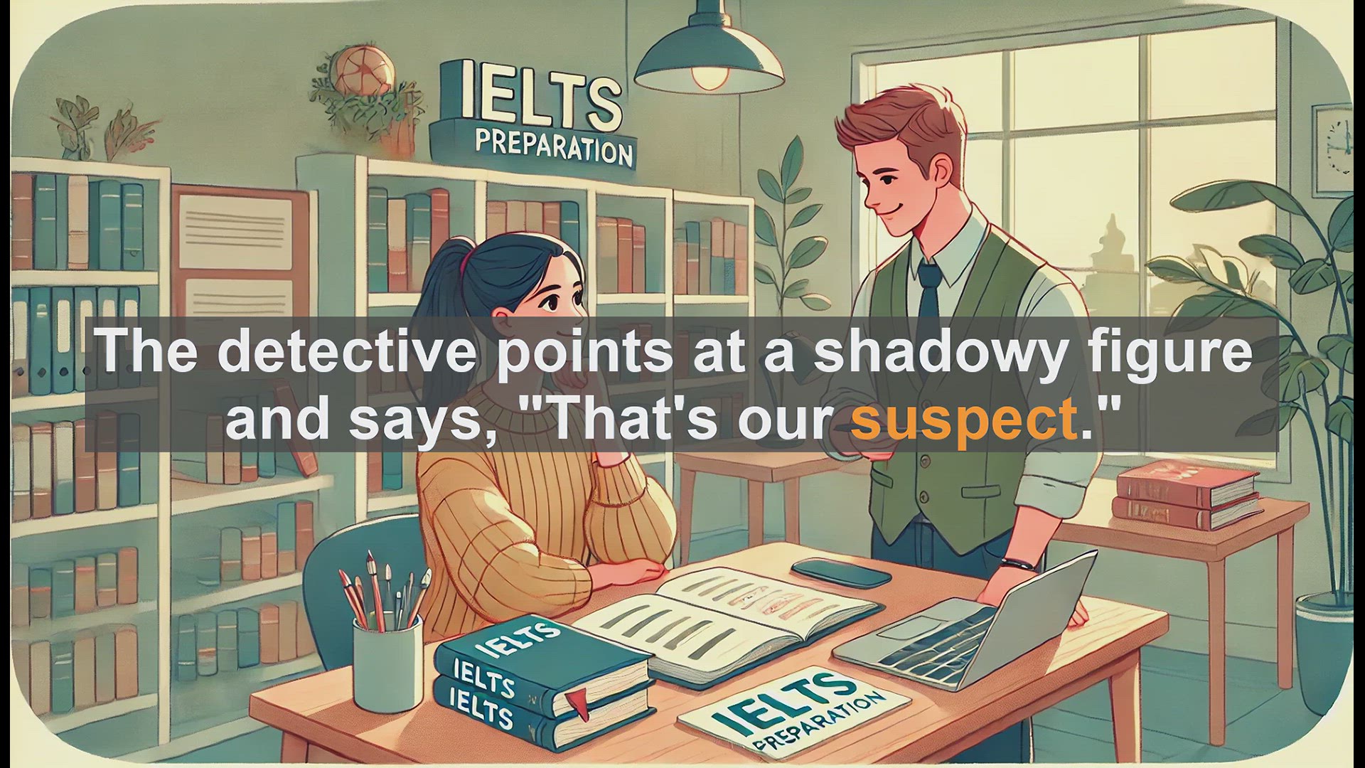 'Video thumbnail for 2500 Must Know IELTS 6.5 Vocabulary - Mastering 'Suspect' for IELTS: Noun and Verb Usage'