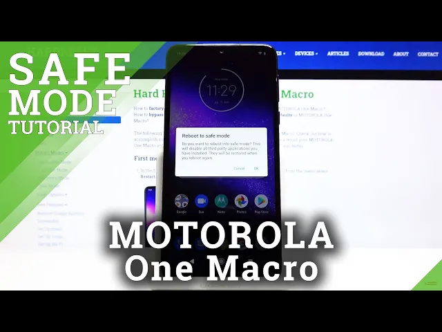 Video thumbnail for How to Activate Safe Mode in MOTOROLA One Macro – Open Safe Mode