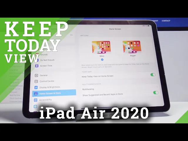 Video thumbnail for How to Keep Today View on iPad Air 2020 Home Screen – Keep or Remove Widgets