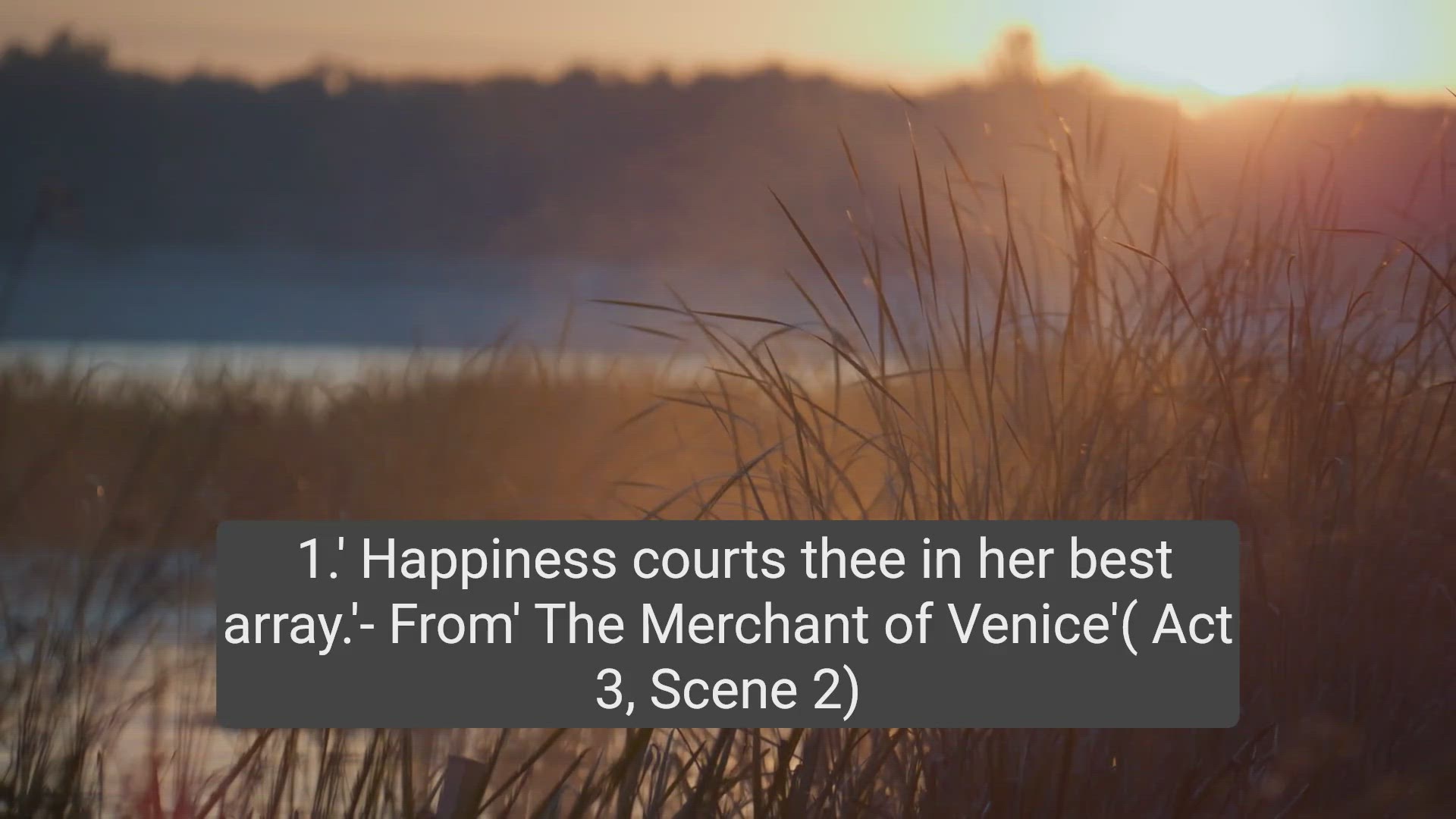 'Video thumbnail for Top 10 Shakespeare Quotes on Happiness - Timeless Wisdom'