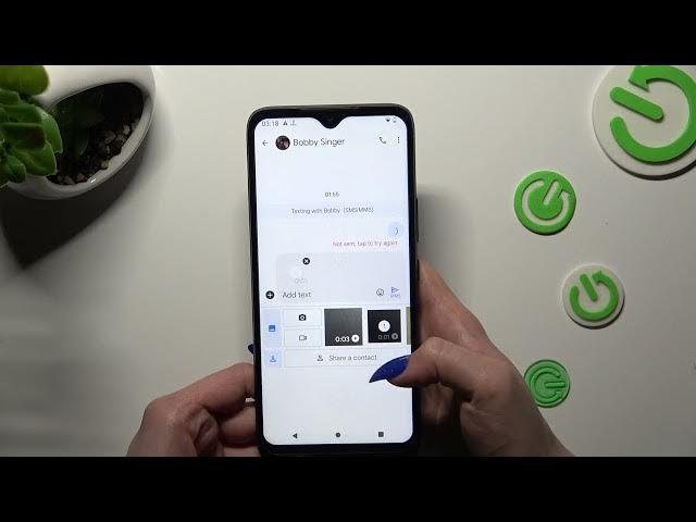 Video thumbnail for How to Add Music or Videos to Text Message in NOKIA C12 – Add Files to Message