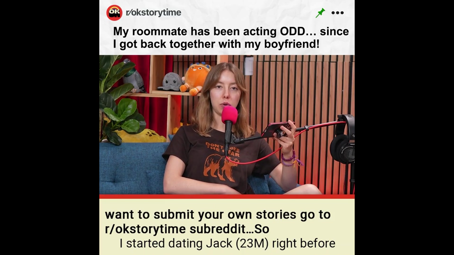 'Video thumbnail for My roommate has been acting ODD… since I got back together with my boyfriend! - r/relationships | Reddit Stories'