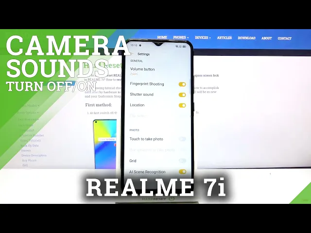 Video thumbnail for How to Turn on/off Camera Shutter Sound on Realme 7i – Camera Sounds