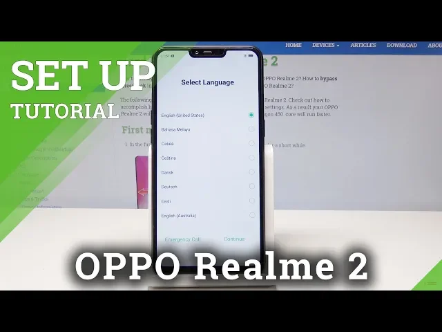 Video thumbnail for How to Configure OPPO Realme 2 - Set Up Process