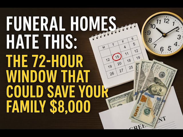 Video thumbnail for Funeral Homes Hate This: The 72-Hour Window That Could Save Your Family $8,000