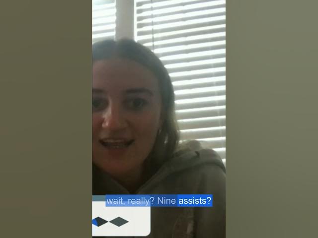 Video thumbnail for Former #UNC star Alyssa Ustby on the night she produced the program's first triple-double
