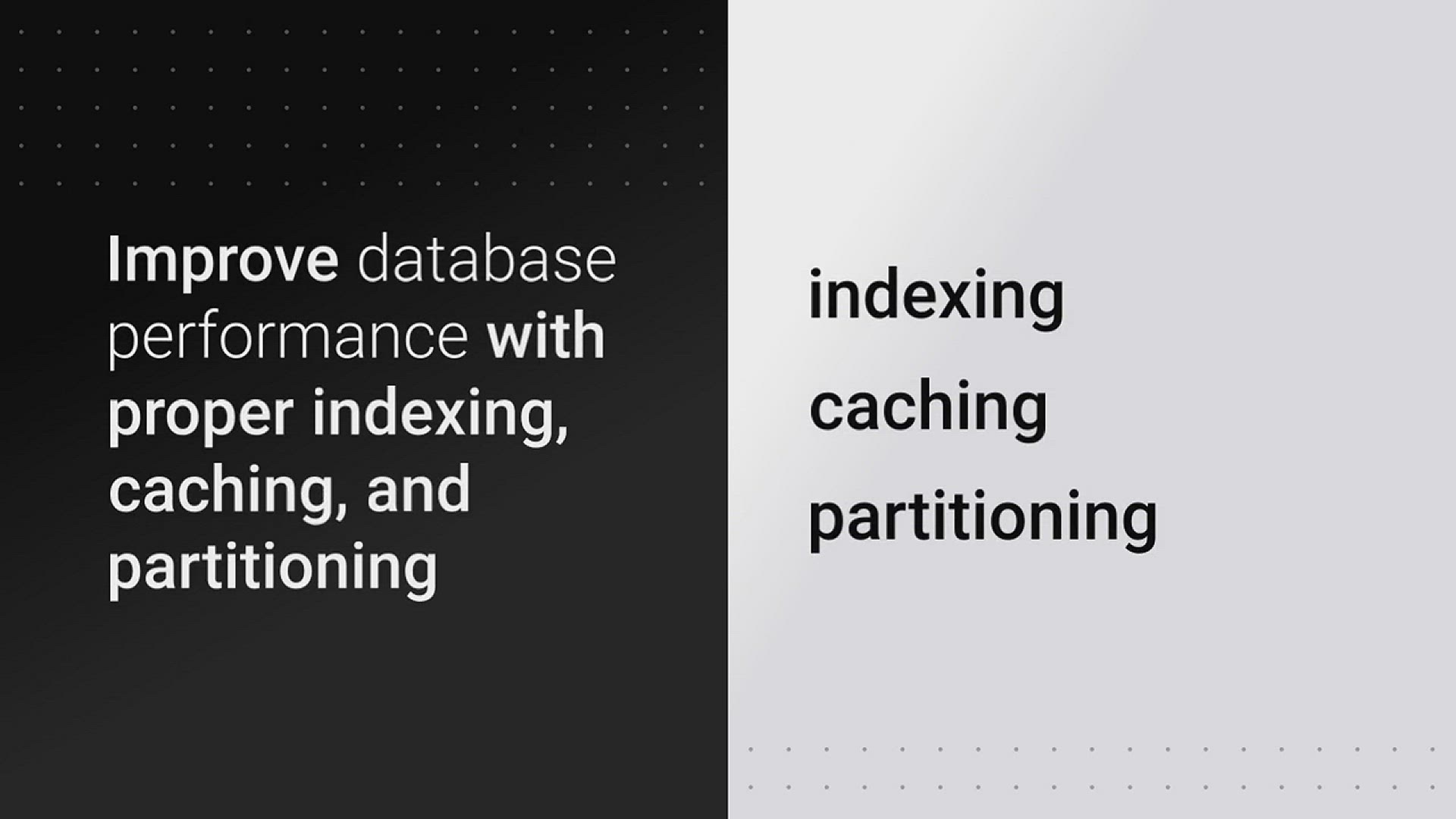'Video thumbnail for 15 Ways to Optimize Your Database Performance'