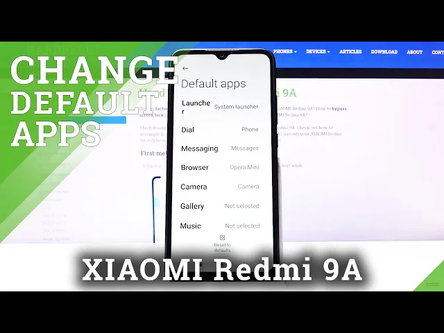 Video thumbnail for How to Set App as Defaults in XIAOMI REDMI 9A – Find Defaults List