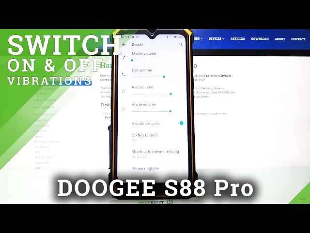 Video thumbnail for Open & Manage Vibration Settings - DOOGEE S88 Pro