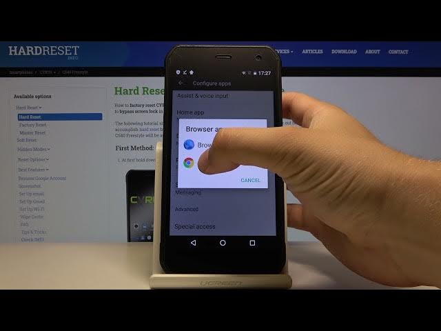Video thumbnail for Change Default Apps – CYRUS CS40 Freestyle and Apps Customizations