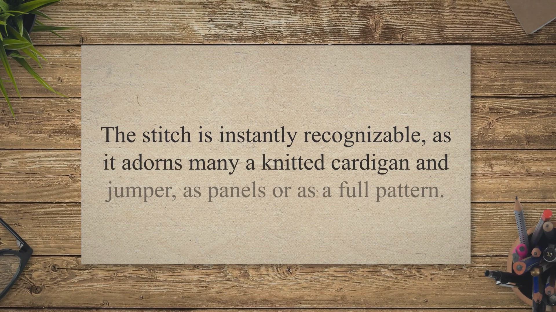 Video thumbnail for Simple Cable Stitch - eKnittingStitches.com