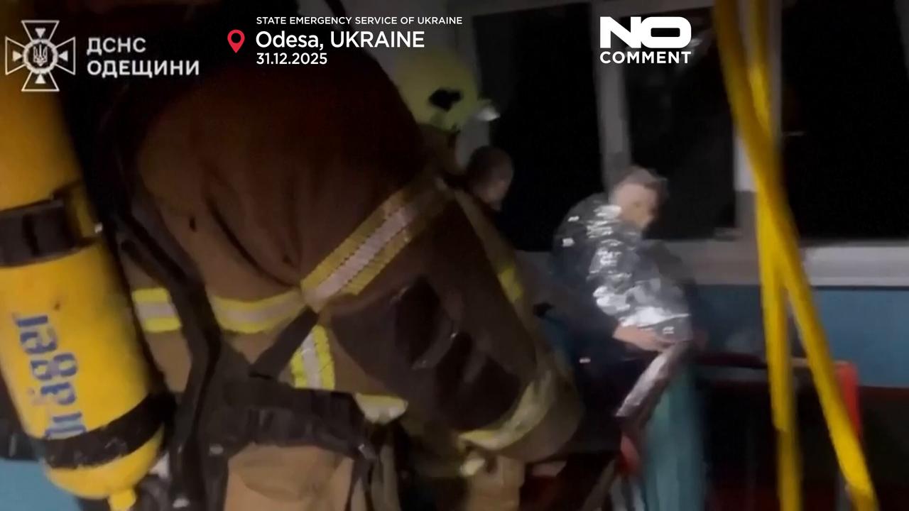 Video thumbnail for Six injured in Russian drone strikes on Odesa