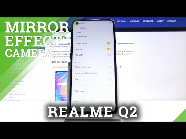 Video thumbnail for How to Turn Off Camera Mirror Effect on REALME Q2 – Disable Mirror Feature