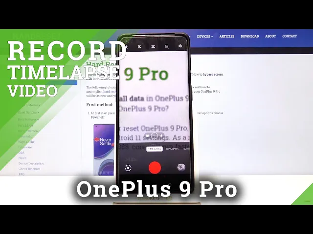 Video thumbnail for How to Record Timelapse on OnePlus 9 Pro – Video Adjustment