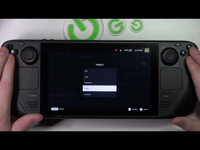 Video thumbnail for Steam Deck   How To Adjust Keyboard Haptic