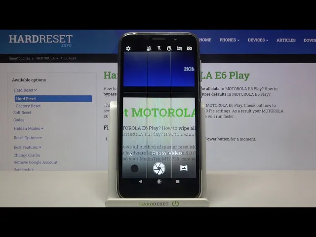 Video thumbnail for How to Turn On Camera Location Tags on MOTOROLA Moto E6 Play – Disable Camera Location Tags