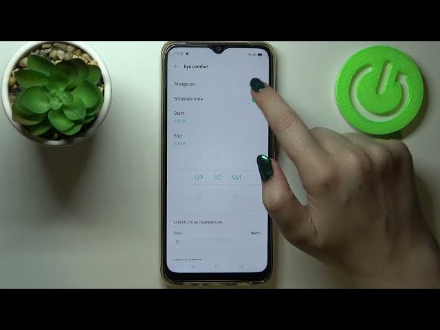 Video thumbnail for How to Turn On/Off Eye Comfort Mode on Oppo A15 – Eye Saver Mode