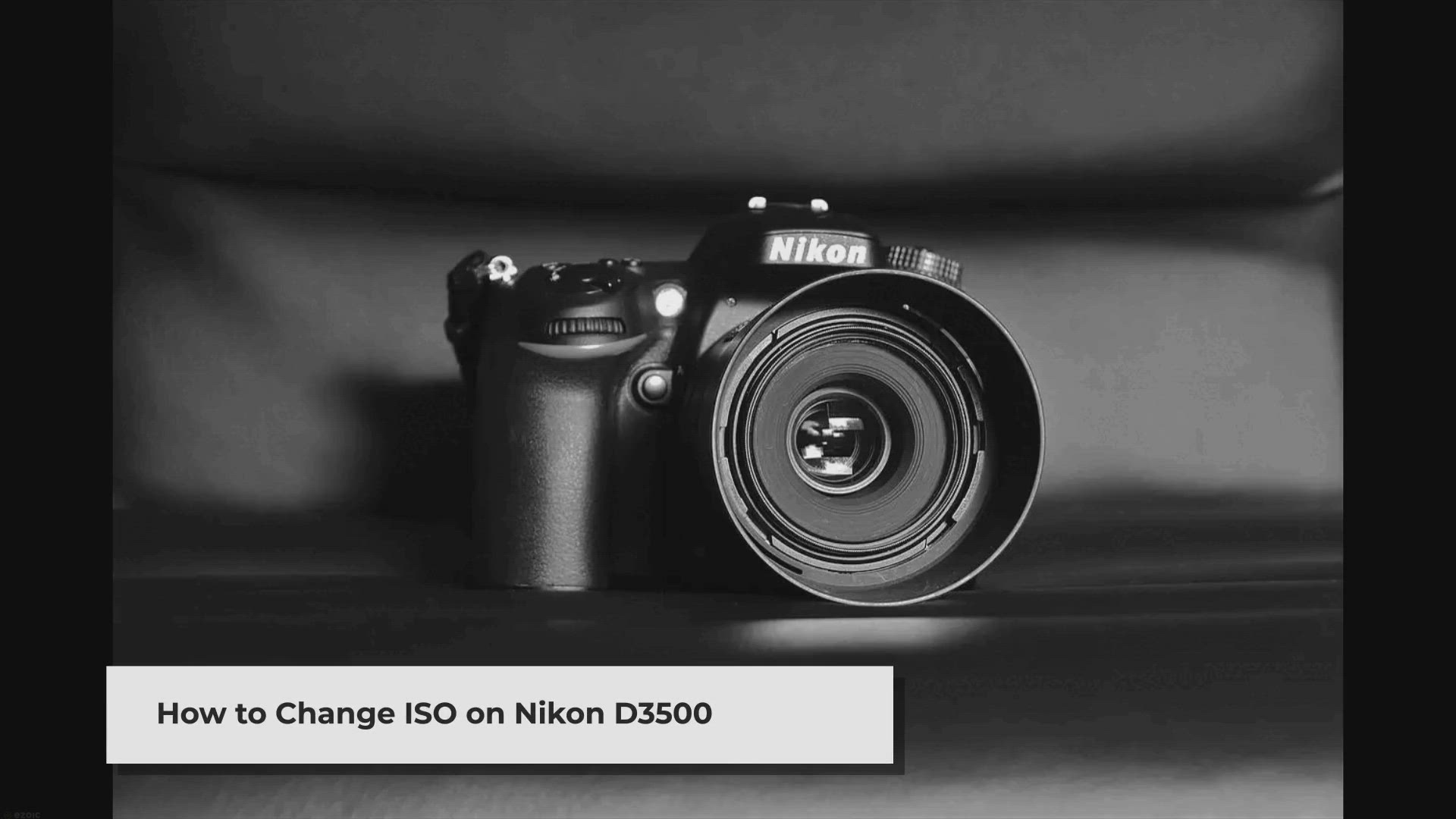 Video thumbnail for How to Change ISO on Nikon D3500 Like a Pro
