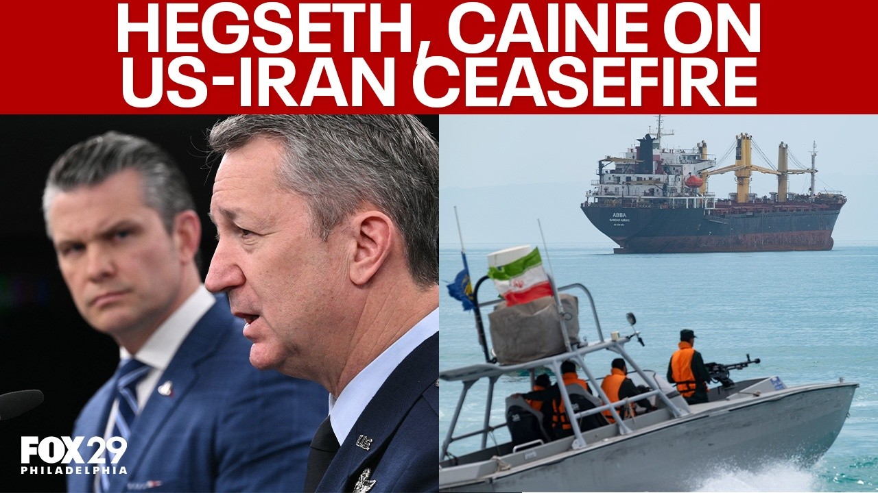 Video thumbnail for Iran-US ceasefire: Hegseth declares 'decisive military victory' over Iran