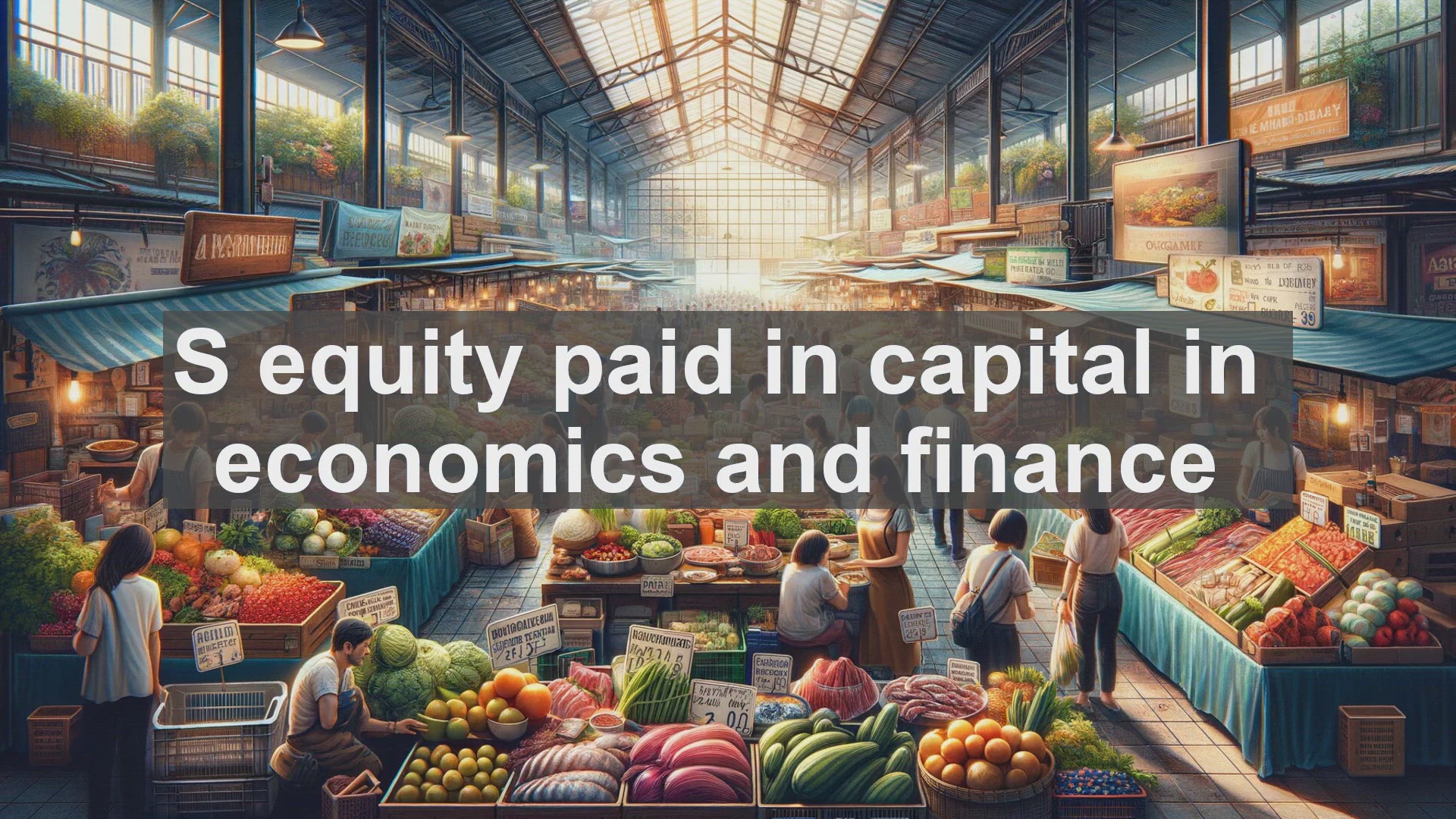 'Video thumbnail for S equity paid in capital in economics and finance'