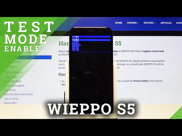 Video thumbnail for How to Enable Factory Mode in WIEPPO S5 – Factory Test Mode