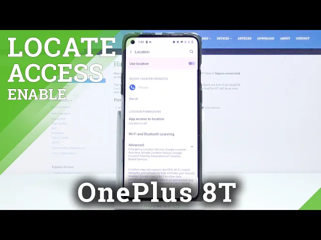 Video thumbnail for How to Change Location Mode in OnePlus 8T - Turn Off Device Location