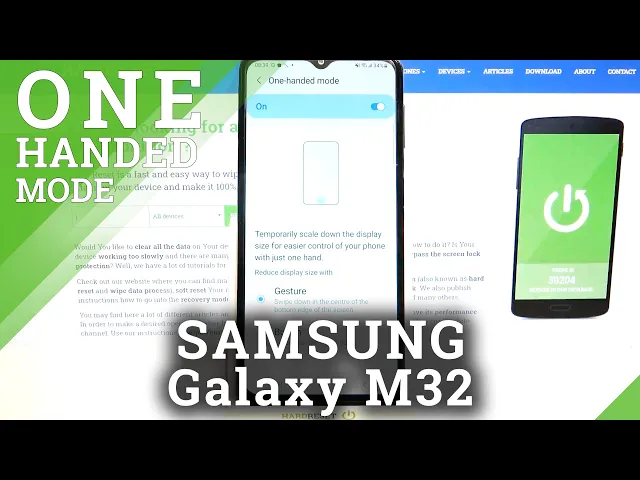 Video thumbnail for How to Open One-Handed Mode on SAMSUNG Galaxy M32 – Set Mini Screen View