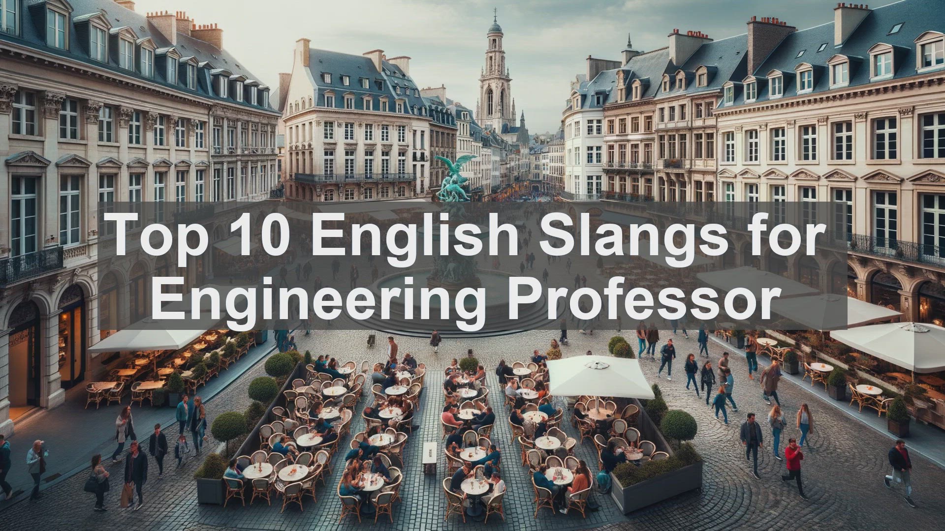 'Video thumbnail for Top 10 English Slangs for Engineering Professor'