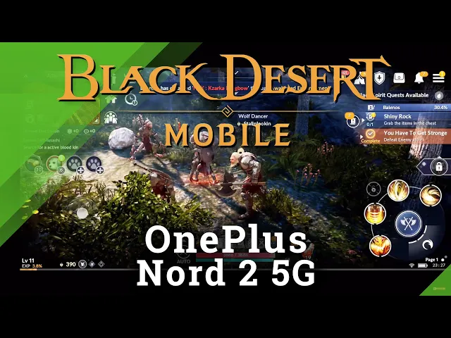 Video thumbnail for Black Desert Gaming Performance on OnePlus Nord 2 5G - Gameplay / FPS / Lags - Screen Recording