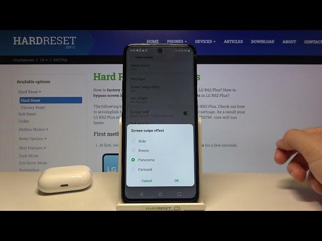 Video thumbnail for How to Change Home Screen Animation in  LG K62 Plus – Customize Home Screen Animation