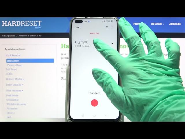 Video thumbnail for How to Record Sounds in OPPO Reno4 Z– Activate Sound Recording