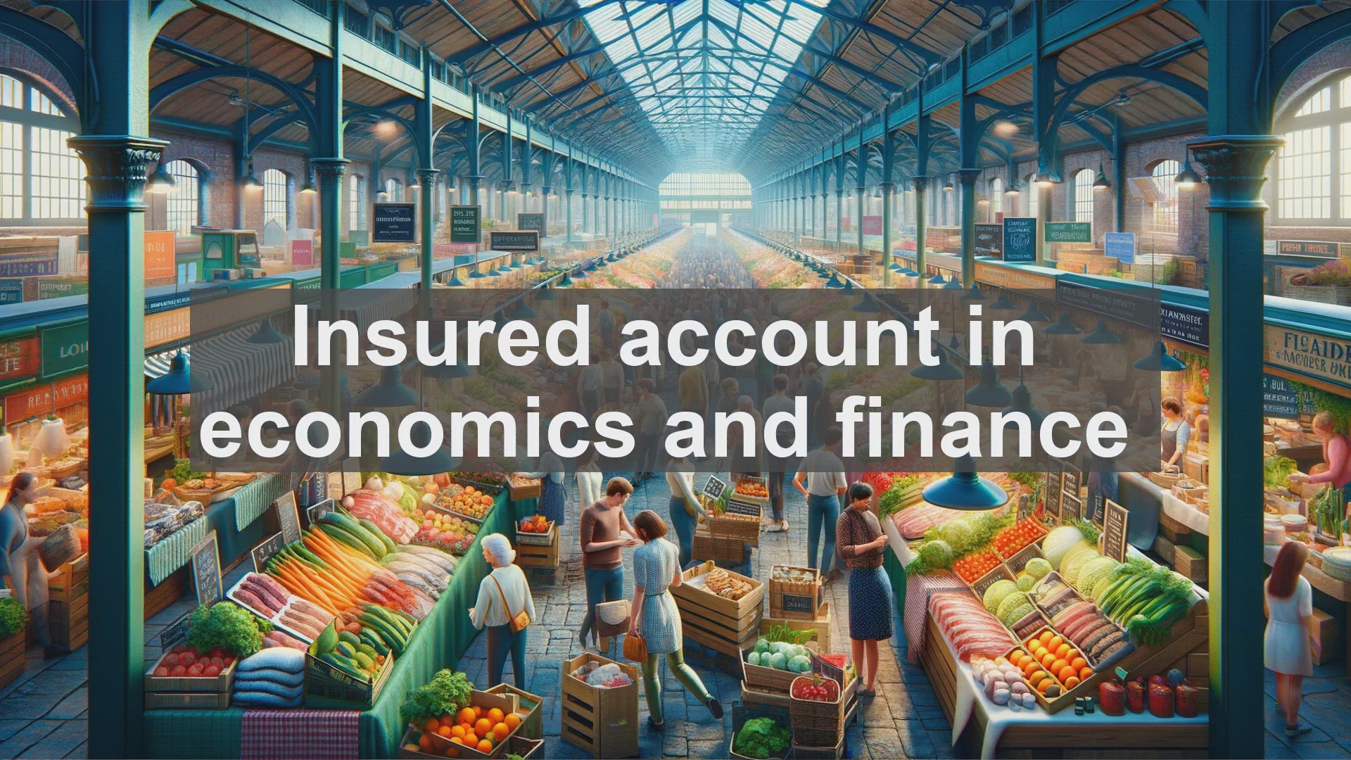 'Video thumbnail for Insured account in economics and finance'