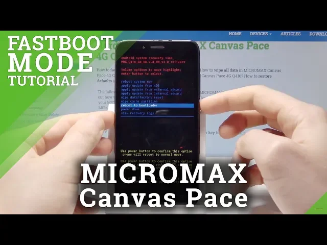 Video thumbnail for MICROMAX Canvas Pace Fastboot Mode - How to Open & Use Fastboot Menu