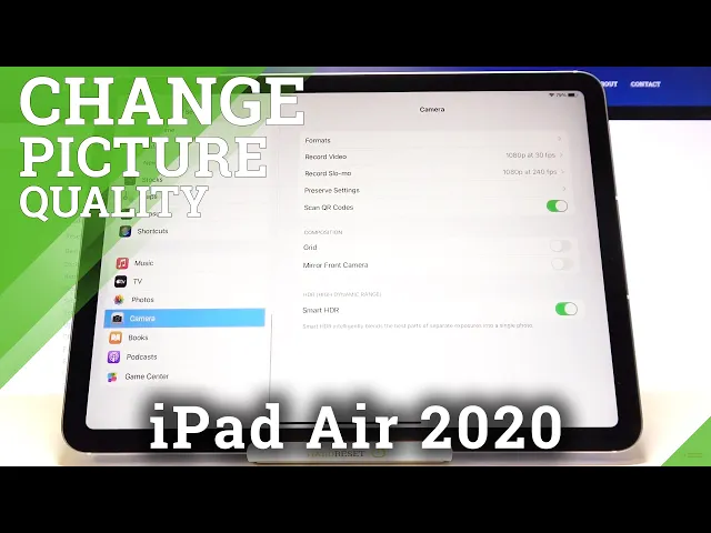 Video thumbnail for How to Change Image Quality on iPad Air 2020 – Find Camera Quality Settings