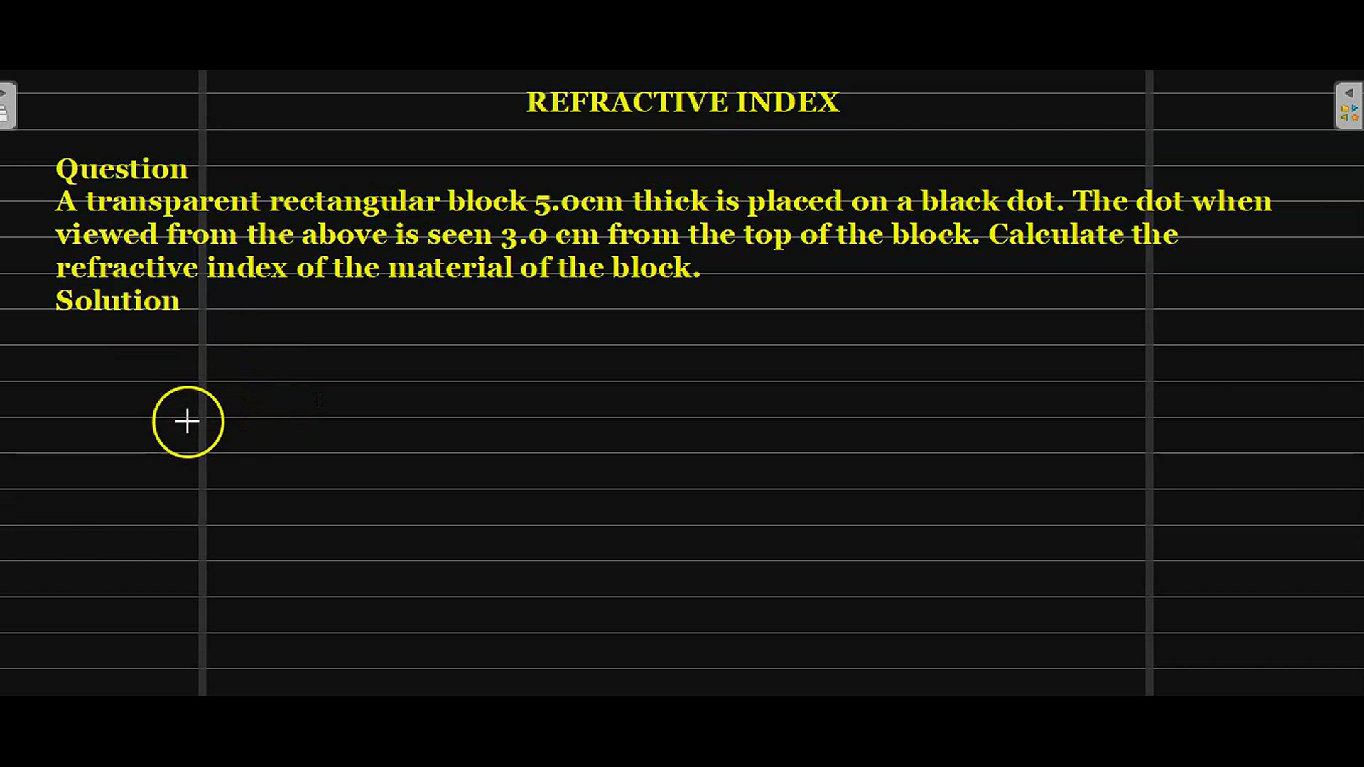'Video thumbnail for REFRACTIVE INDEX'