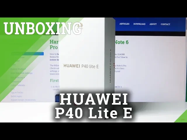 Video thumbnail for Unboxing HUAWEI P40 Lite E – What’s in the box?