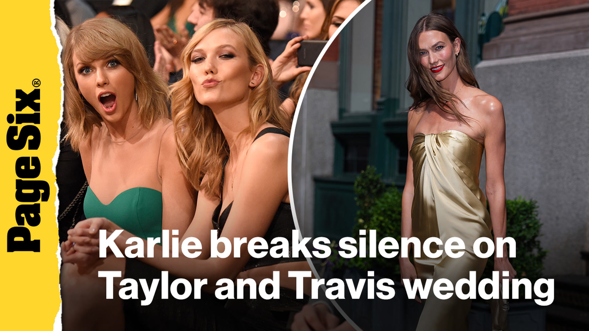 Video thumbnail for Karlie Kloss breaks silence on Taylor Swift and Travis Kelce's wedding years after fallout