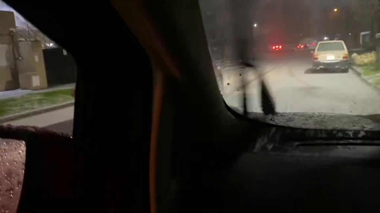 Video thumbnail for Argentina: Rare Graupel Blankets Streets In Bahía Blanca, Argentina.