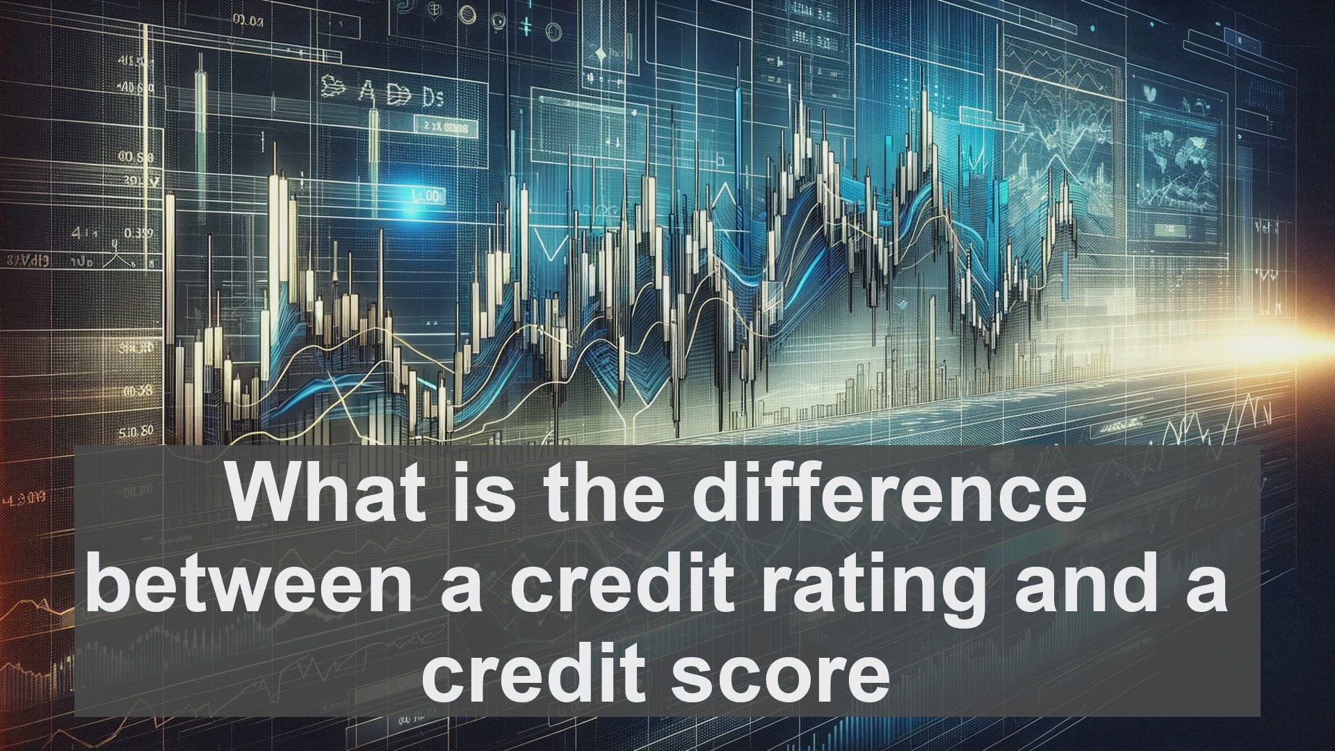 'Video thumbnail for What is the difference between a credit rating and a credit score?'