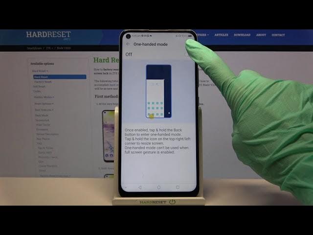 Video thumbnail for One-Handed Mode - ZTE Blade V2020 & Accessibility Settings