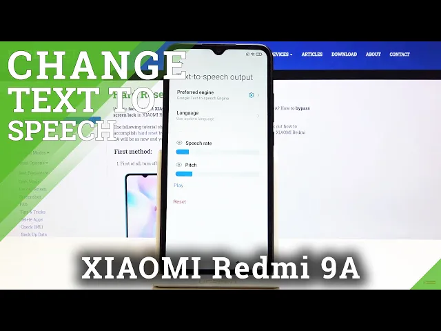 Video thumbnail for How to Convert Text to Speech in Xiaomi Redmi 9A – Customize Text