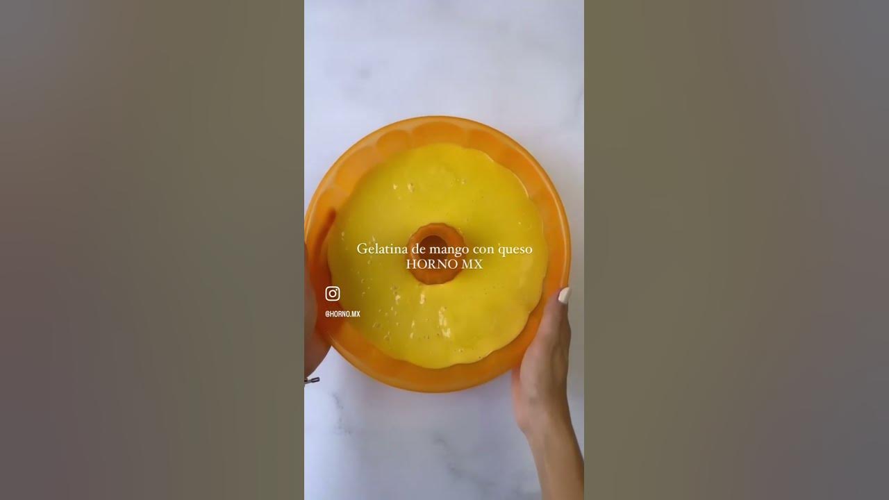 Video thumbnail for Receta de gelatina de mango con queso Horno MX #shorts #mango #queso #postre #gelatina