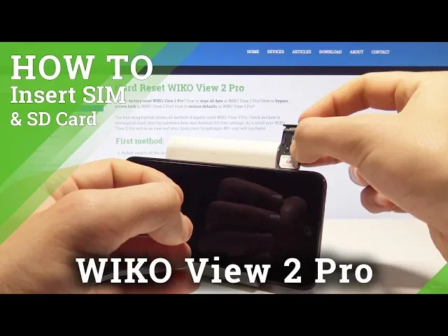 Video thumbnail for How to Install SIM and SD Card in WIKO View 2 Pro - Set Up SIM & SD