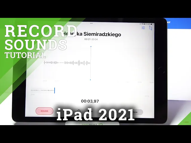 Video thumbnail for How to Record Sounds on iPad 9th Gen | Enable & Use Voice Recorder