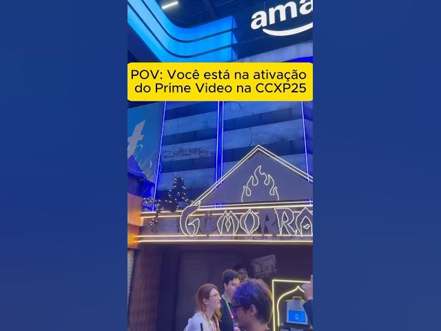 Video thumbnail for O @primevideobr trouxe #Fallout, #TheBoys e #SpiderNoir pra #CCXP25