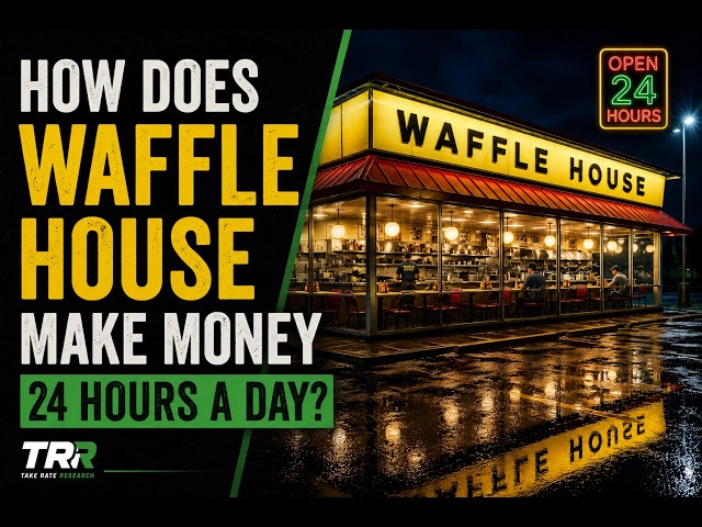 Video thumbnail for How Waffle House makes money staying open 24/7